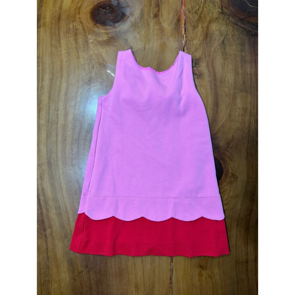 Kate Spade Barbie Children Girl Dress 5Y Designer Bow Pink Red A-line FF17